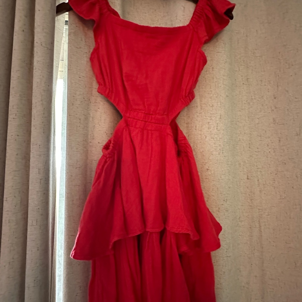 GAP Asymmetrical Red Dress